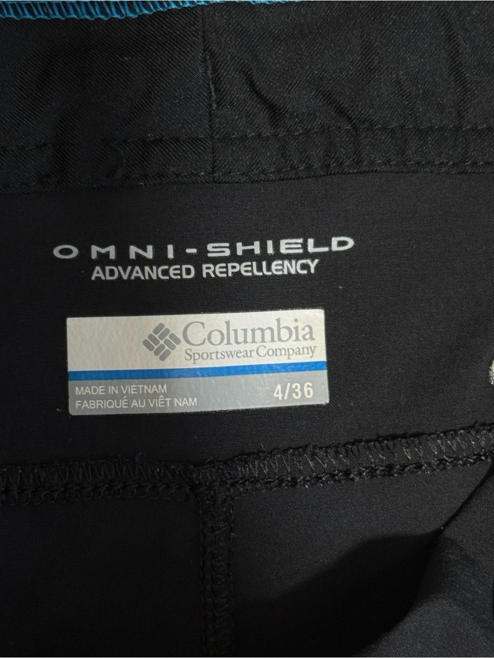 Columbia Black Women's Lightweight Outdoor Pants - Picture 3 of 4